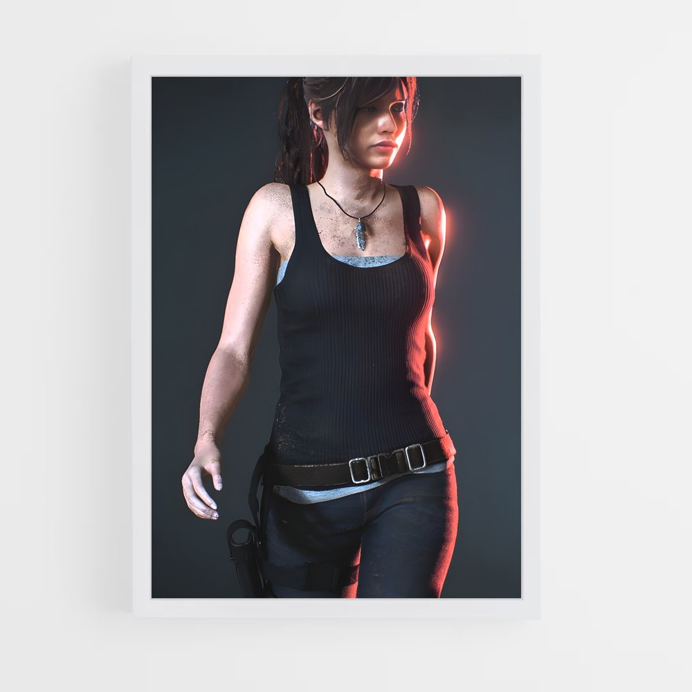Poster Claire au Tombeau des Ténèbres – affiche Resident Evil (vue 3)
